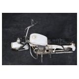 Vintage Tin Motorcycle Toy - Unbranded