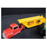 Vintage Tin Toy Vehicles - Assorted Lot of Cars, Trucks, Plane