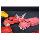 Vintage Tin Toy Vehicles - Assorted Lot of Cars, Trucks, Plane