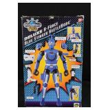 Beetleborgs Force Deluxe B-Force Blue Stinger Beetleborg - Bandai Lights & Sound