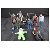 Action Figure Lot - Spider-Man, Batman, Neo, Halo-Style Marine & More