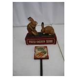 Carved Rabbit Seed Display - P. Schifferl, Midwest