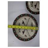 Dinner Plates - Woolrich The Hadley Collection, 8.5-Inch, Fishing Motif (Set of 8)