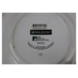 Dinner Plates - Woolrich The Hadley Collection, 8.5-Inch, Fishing Motif (Set of 8)