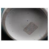 Ceramic Vase - Zigzag Teal Blue Orange Pattern