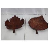 Leaf Trays - Metal Leaf Shapes