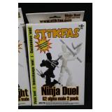 Stikfas Figures - Black Knight Omega Male & Ninja Duel G2 Alpha 2-Pack