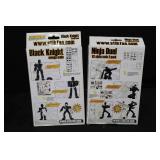 Stikfas Figures - Black Knight Omega Male & Ninja Duel G2 Alpha 2-Pack