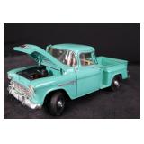 Chevrolet Pickup Truck - Motormax 1957 3100 Stepside Lowrider Turquoise