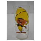 Looney Tunes Glass Tumblers - Set of 5 (Speedy Gonzales, Road Runner, Porky Pig, Daffy Duck, Tasmanian Devil)