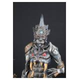 Galoob Golden Girl Dragon Queen & Turquoise Guardian Figures - Shield & Swords