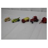 Vintage Die-Cast Toy Vehicle Lot - Trucks, Cars & Planes
