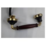 Vintage Style Wooden Telephone Booth - Rotary Dial Decor