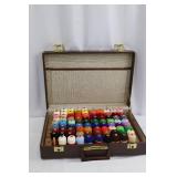 Dee Lite Sewing Thread Assortment in Vintage Brown Case