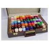 Dee Lite Sewing Thread Assortment in Vintage Brown Case