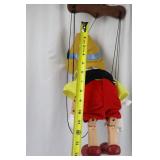 Pinocchio Marionette Puppet With Strings - 15 in Tall