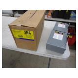(7) (New) Square D 30A Disconnect Switches