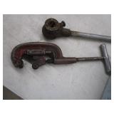 Ridgid 1/2" to 2" Pipe Threader, Dies, Cutter