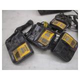 DeWalt 20v Chargers & Bag