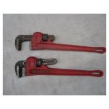 (2) 18" Pipe Wrenches