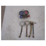 Refrigerant Charging Manifold Gauge & Hose Set