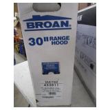 Broan 30" Range Exhaust Hood