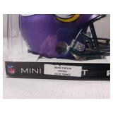 Riddell Mini Helmet Vikings Adam Thielen JSA Certified