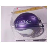 Riddell Mini Helmet Vikings Adam Thielen JSA Certified