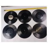 Edison Diamond Disc Record 6pc Lot – Thick Phonograph Discs