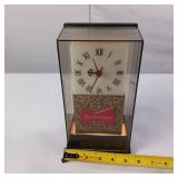 Anheuser-Busch Electric Budweiser Lighted Clock  Sign