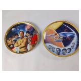 Star Trek Commemorative Plates w/gold trim  Limited