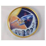 Star Trek Commemorative Plates w/gold trim  Limited