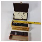 Dominoes  Double Sixes  3 sets  Dragon, Old Town Classics and Roberts SF