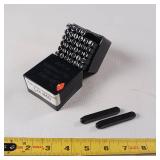 36 pc  6MM - Numbers & Letters Punch set  Metal/Leather craft stamps