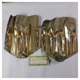 23K Gold Electroplated Tableware Lifetime Cutlery Corp