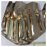 23K Gold Electroplated Tableware Lifetime Cutlery Corp