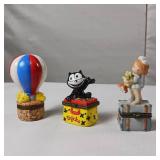 Felix and Friend  Hot air balloon with Woodstock