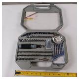 138 piece ratchet screwdriver - complete with case 