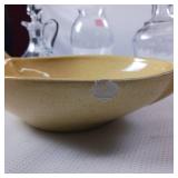 Red Wing pottery (Chip, see pic) and other glassware. Oil/vinegar pitchers - small crystal vase 