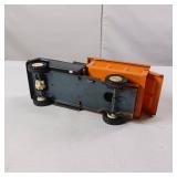 Vintage Structo Kom-Pak pressed steel toy dump truck.