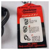 Sunbeam electric coffee pot - coffee Master model c30 with cord, filters, original paperwork & Tag