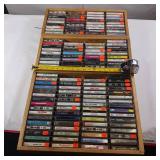 Large Lot over 120 Cassette Tapes
