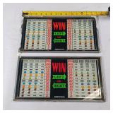 Authentic Vintage Heavy Glass Slot Machine Glass