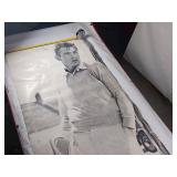 Life Size Vintage James Dean Wall Poster - on Hollywood Movie Set