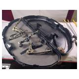 Diamond Brand Camo Compound Hunting Bow with Case and Arrows - sites