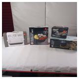 New in Boxes - Fondue - Smore Maker - Mason Earthen ware Bel Fer Gray Kitchen Gadgets