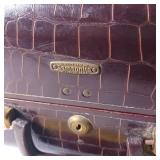 Vintage Samsonite Suit Case Faux Alligator