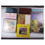 Large Lot of Vintage LPs - 33 and 78 RPMS - Barber of Seville - Polka Hits - Charley Pride Country - Glenn Miller