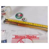 Sports Memorabilia - North Star Jersey - Mount Rushmore Bat - Homer Hanky - Twins Cup and Flag - 1987 World Champs - Buttons Rod Carew Poster - Ticket stub 1992 Signed Baseball