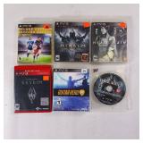 Play Station 3 PS3 Lot of Games 6 Total - Diablo - Dark Souls - Guitar Hero - Heavy Rain - Deluxe Edition Soccer (Fotboll)